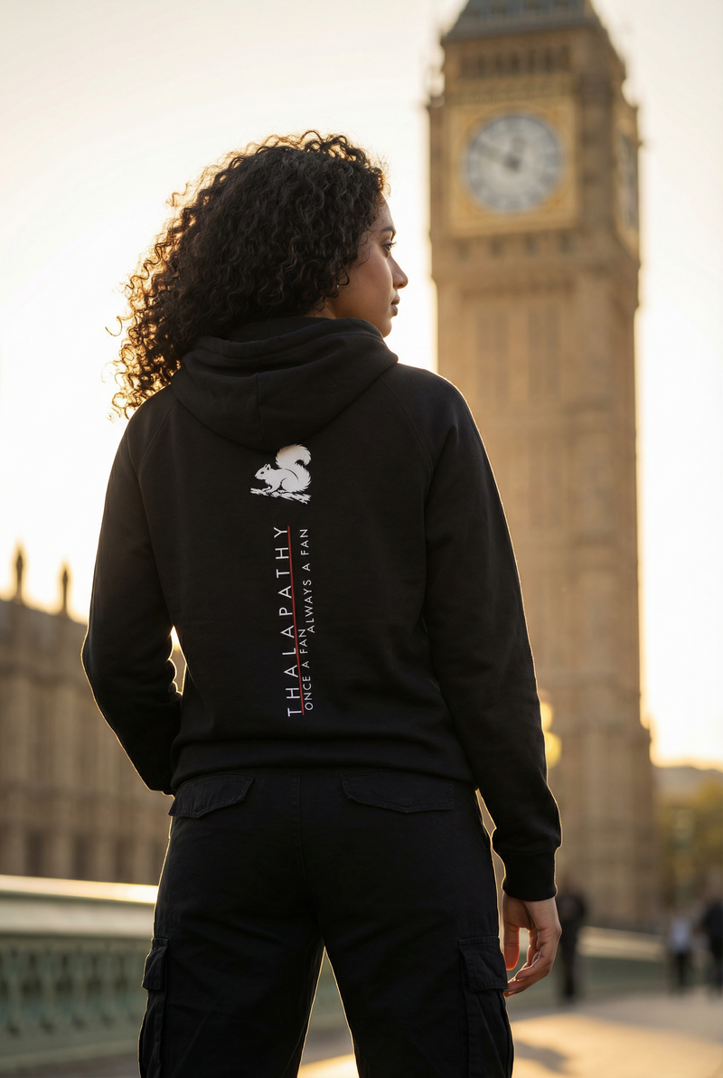 THALAPATHY: ONCE A FAN, ALWAYS A FAN - UNISEX ECO RAGLAN HOODIE - EDITION - 1